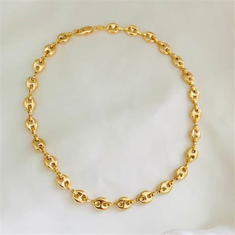 gold gucci neckalces for women|gucci chain necklaces for women.